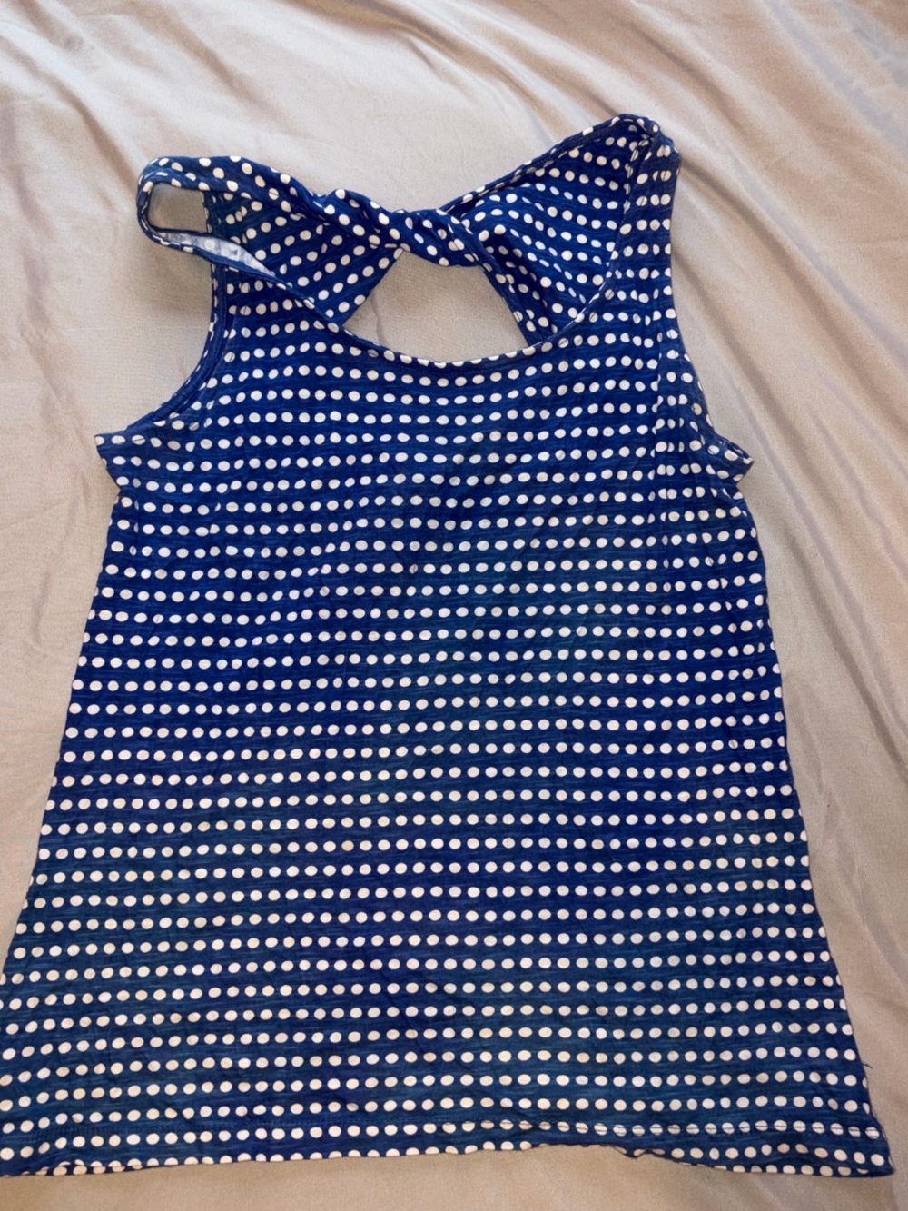 Old Navy Women’s Navy Blue Polka Dot Tank Top